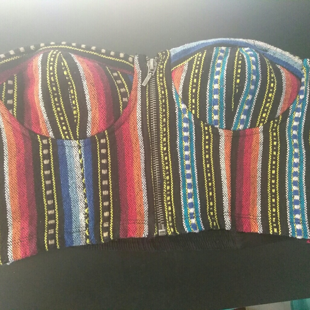 Multicolor Bustier
